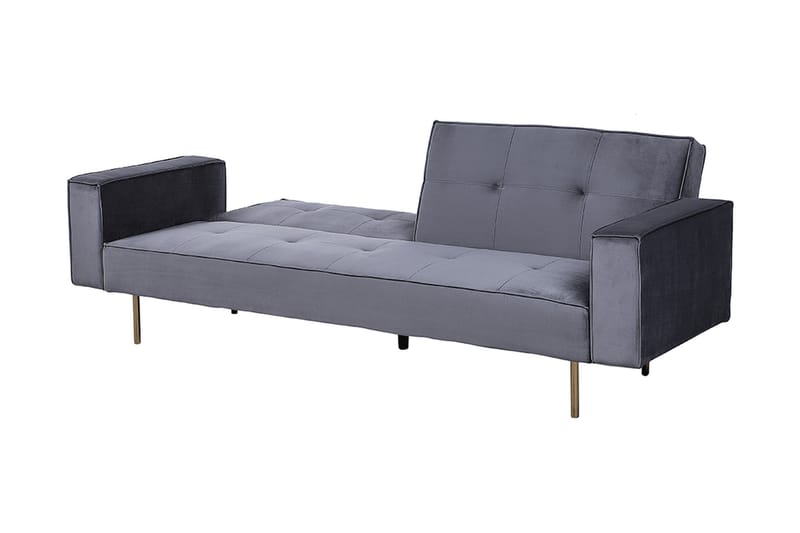 Sovesofa Visnes 218 Cm - Grå - Møbler - Sofaer - Sovesofaer - 3 seters sovesofa