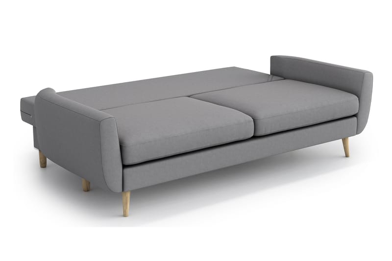 Sovesofa Yordan 3-seter - Grå - Møbler - Sofaer - Sovesofaer - 3 seters sovesofa