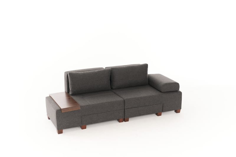 3-seters Sovesofa Perenna - Antrasitt - Møbler - Sofaer - Sovesofaer - 3 seters sovesofa