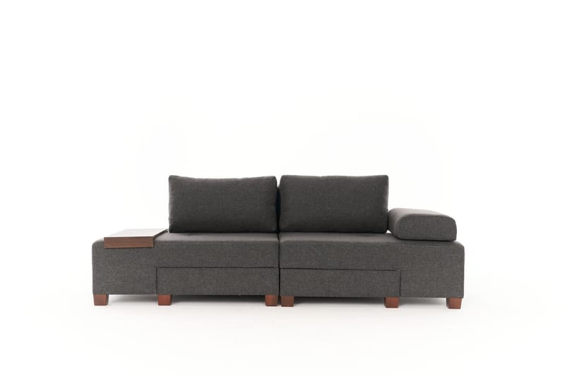 3-seters Sovesofa Perenna - Antrasitt - Møbler - Sofaer - Sovesofaer - 3 seters sovesofa