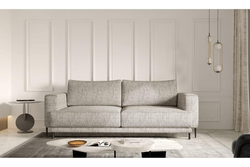 4-seters Sovesofa Smithville - Beige - Møbler - Sofaer - Sovesofaer - 4 seters sovesofa