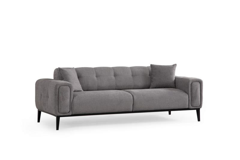 4-seters Sovesofa Athena 4-seters - Lysegrå - Møbler - Sofaer - Sovesofaer - 4 seters sovesofa