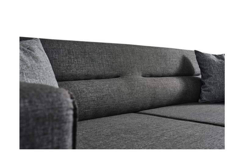 4-seters Sovesofa Banjo 4-seters - Antrasitt - Møbler - Sofaer - Sovesofaer - 4 seters sovesofa