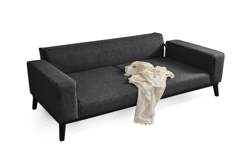 4-seters Sovesofa Banjo 4-seters - Antrasitt - Møbler - Sofaer - Sovesofaer - 4 seters sovesofa