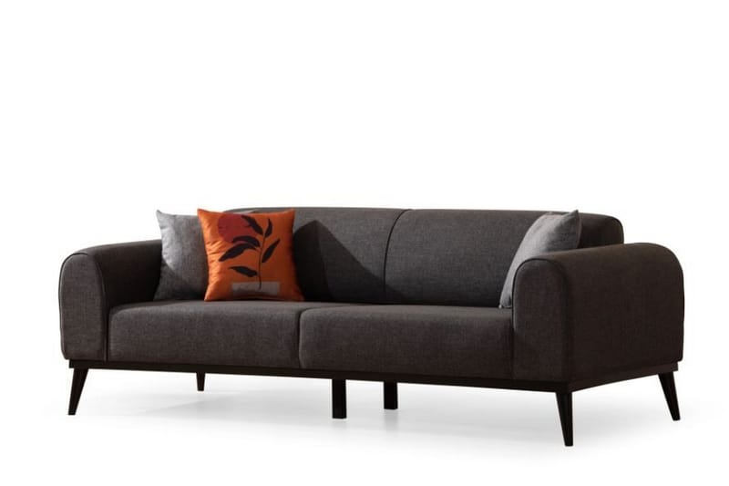 4-seters Sovesofa Kapri 4-seters - Antrasitt - Møbler - Sofaer - Sovesofaer - 4 seters sovesofa