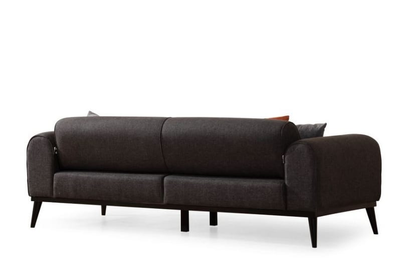 4-seters Sovesofa Kapri 4-seters - Antrasitt - Møbler - Sofaer - Sovesofaer - 4 seters sovesofa