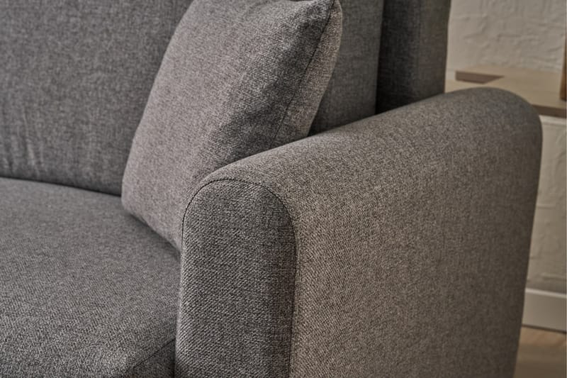 4-seters Sovesofa med Divan Alfie 4-seters - Grå - Møbler - Sofaer - Sovesofaer - Sovesofa divan