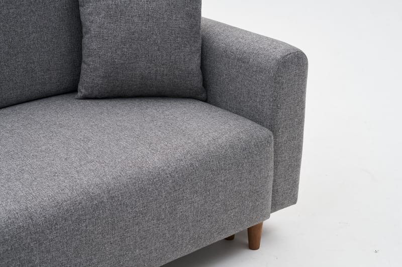 4-seters Sovesofa med Divan Alfie 4-seters - Grå - Møbler - Sofaer - Sovesofaer - Sovesofa divan