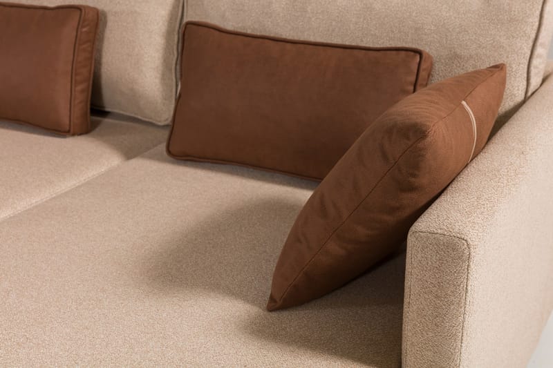 4-seters Sovesofa med Divan Matris 4-seters - Brun - Møbler - Sofaer - Sovesofaer - Sovesofa divan