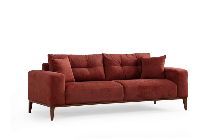 4-seters Sovesofa Sinor 4-seters - Rød - Møbler - Sofaer - Sovesofaer - 4 seters sovesofa