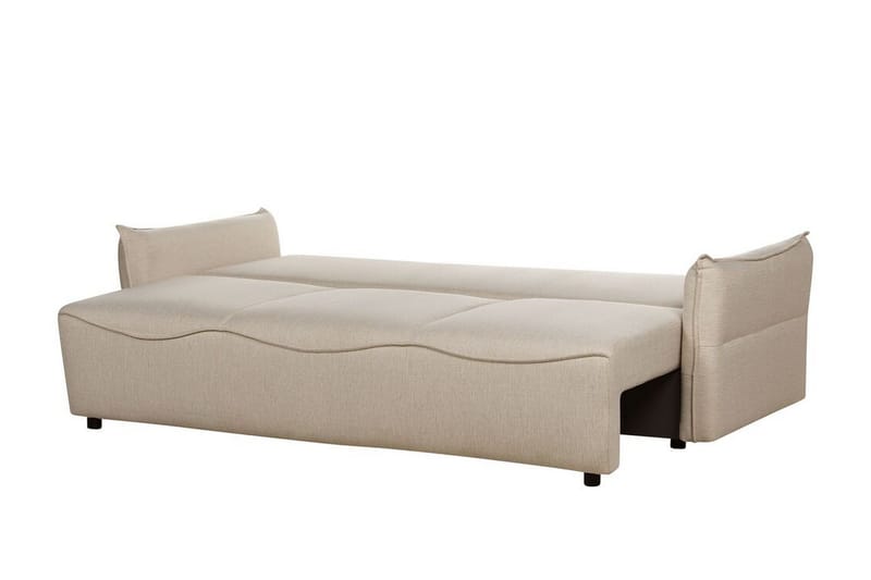 Balendin Sovesofa 3-seter - Beige/Svart - Møbler - Sofaer - Sovesofaer - 3 seters sovesofa