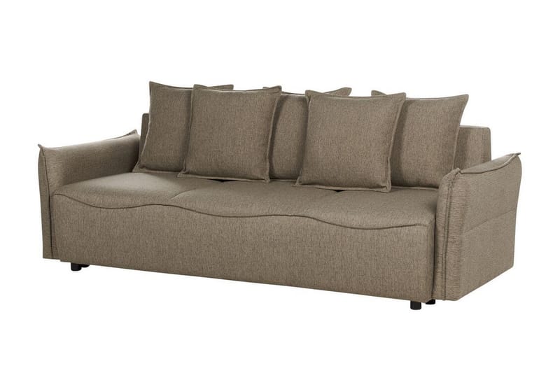 Balendin Sovesofa 3-seter - Brun/Svart - Møbler - Sofaer - Sovesofaer - 3 seters sovesofa