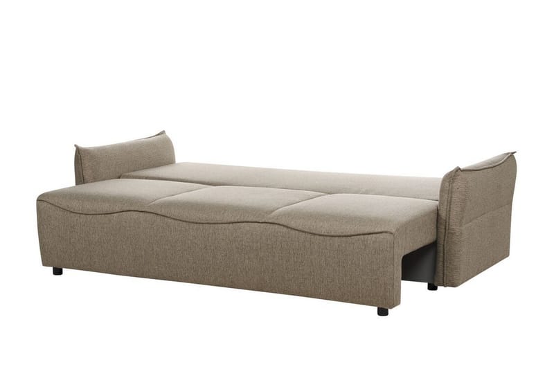 Balendin Sovesofa 3-seter - Brun/Svart - Møbler - Sofaer - Sovesofaer - 3 seters sovesofa