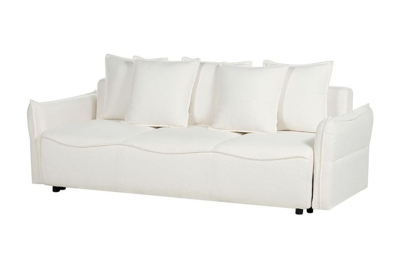 Balendin Sovesofa 3-seter - Hvit/Svart - Møbler - Sofaer - Sovesofaer - 3 seters sovesofa