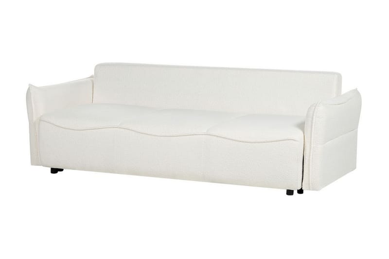 Balendin Sovesofa 3-seter - Hvit/Svart - Møbler - Sofaer - Sovesofaer - 3 seters sovesofa