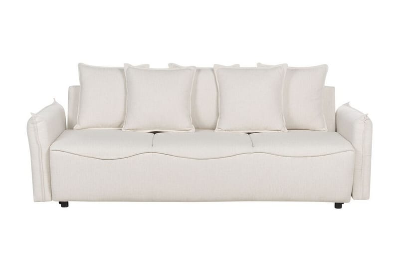 Balendin Sovesofa 3-seter - Krem/Svart - Møbler - Sofaer - Sovesofaer - 3 seters sovesofa