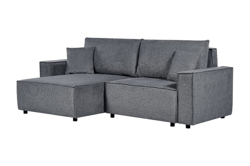 Brian Hjørnesovesofa 3-seter - Mørk grå - Møbler - Sofaer - Sovesofaer - Hjørnesovesofa