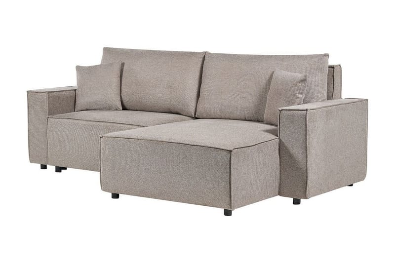 Brian Hjørnesovesofa 3-seter - Taupe - Møbler - Sofaer - Sovesofaer - Hjørnesovesofa