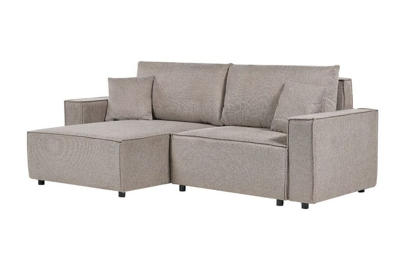 Brian Hjørnesovesofa 3-seter - Taupe - Møbler - Sofaer - Sovesofaer - Hjørnesovesofa