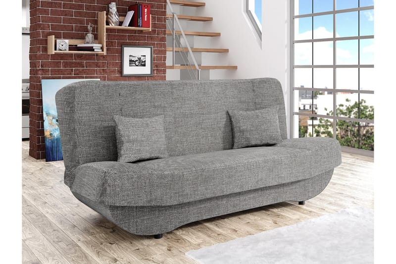 Burralla Sovesofa 2-seter - Grå - Møbler - Sofaer - Sovesofaer - 2 seters sovesofa