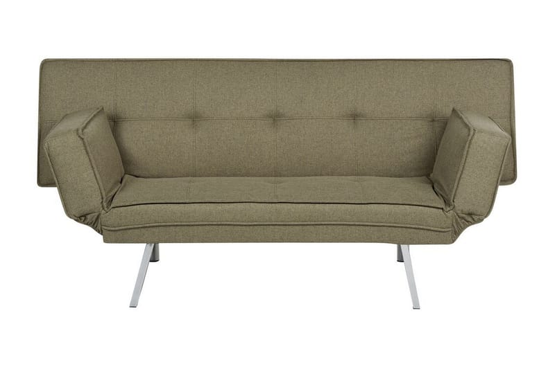 Cathleen Sovesofa 3-seter - Grønn/Sølv - Møbler - Sofaer - Sovesofaer - 3 seters sovesofa