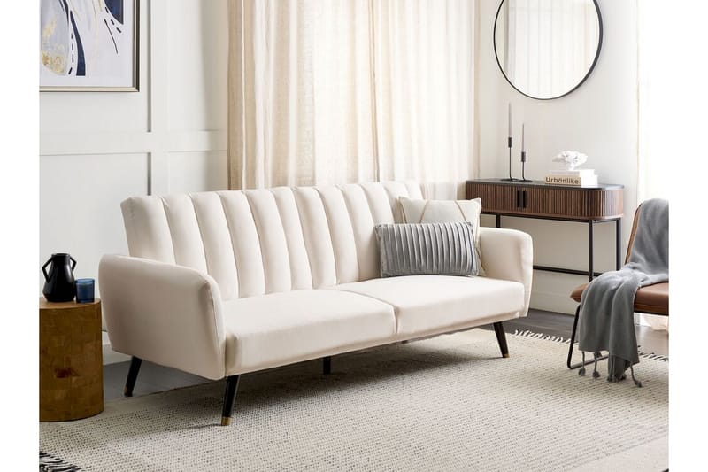 Debrina Sovesofa 3-seter - Beige - Møbler - Sofaer - Sovesofaer - 3 seters sovesofa