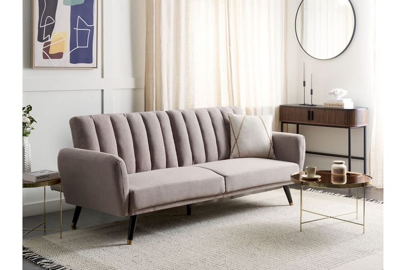 Debrina Sovesofa 3-seter - Brun - Møbler - Sofaer - Sovesofaer - 3 seters sovesofa