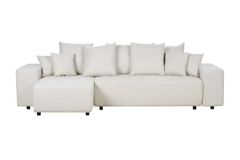 Dysis Hjørnesovesofa 3-seter - Beige/Svart - Møbler - Sofaer - Sovesofaer - Hjørnesovesofa