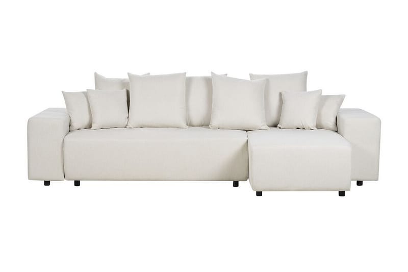 Dysis Hjørnesovesofa 3-seter - Beige/Svart - Møbler - Sofaer - Sovesofaer - Hjørnesovesofa