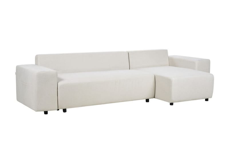 Dysis Hjørnesovesofa 3-seter - Beige/Svart - Møbler - Sofaer - Sovesofaer - Hjørnesovesofa