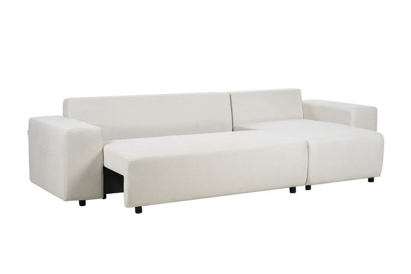 Dysis Hjørnesovesofa 3-seter - Beige/Svart - Møbler - Sofaer - Sovesofaer - Hjørnesovesofa