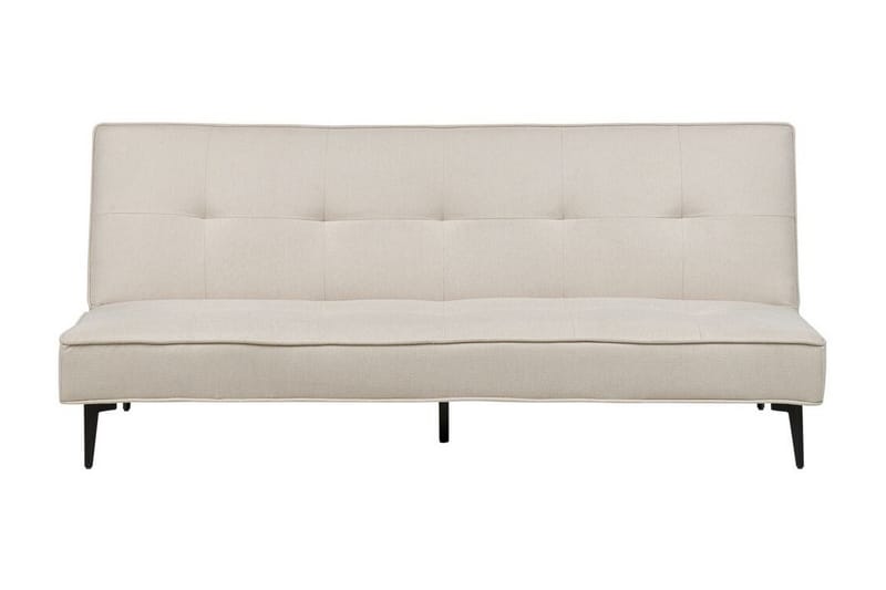 Faizal Sovesofa 3-seter - Beige/Svart - Møbler - Sofaer - Sovesofaer - 3 seters sovesofa