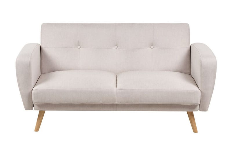 Feliks Sovesofa 2-seter - Beige/Lyst tre - Møbler - Sofaer - Sovesofaer - 2 seters sovesofa