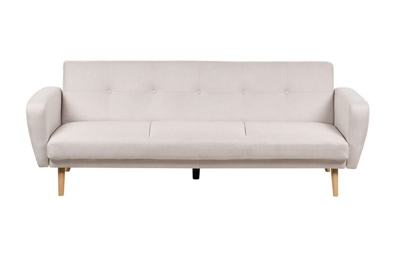 Feliks Sovesofa 3-seter - Beige/Lyst tre - Møbler - Sofaer - Sovesofaer - 3 seters sovesofa