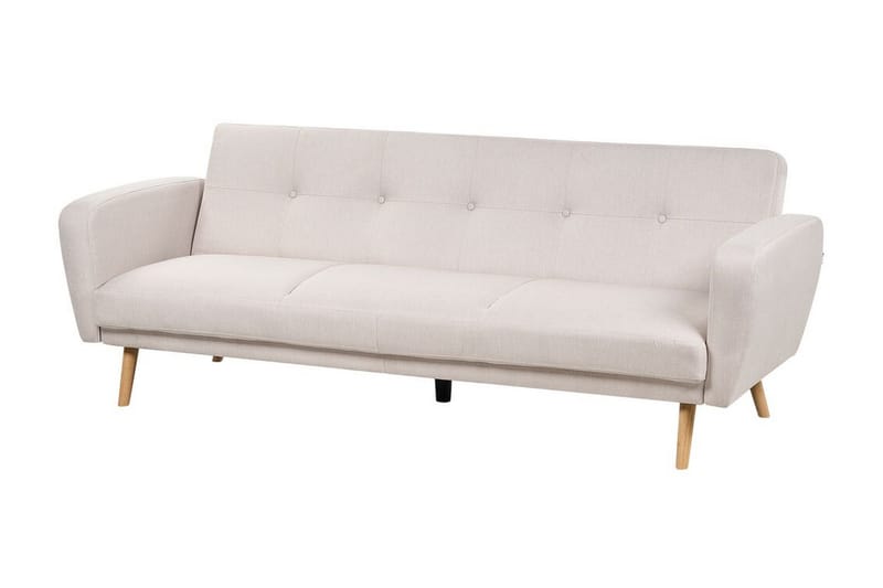 Feliks Sovesofa 3-seter - Beige/Lyst tre - Møbler - Sofaer - Sovesofaer - 3 seters sovesofa