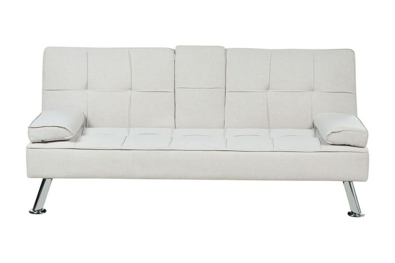 Ferne Sovesofa 3-seter - Beige/Sølv - Møbler - Sofaer - Sovesofaer - 3 seters sovesofa