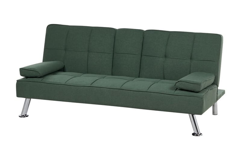 Ferne Sovesofa 3-seter - Grønn/Sølv - Møbler - Sofaer - Sovesofaer - 3 seters sovesofa