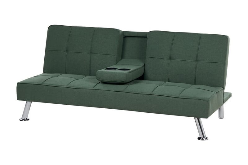 Ferne Sovesofa 3-seter - Grønn/Sølv - Møbler - Sofaer - Sovesofaer - 3 seters sovesofa