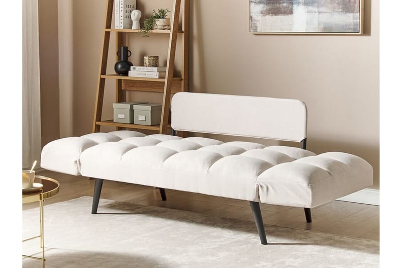 Ferrel Sovesofa 2-seter - Beige/Svart - Møbler - Sofaer - Sovesofaer - 2 seters sovesofa