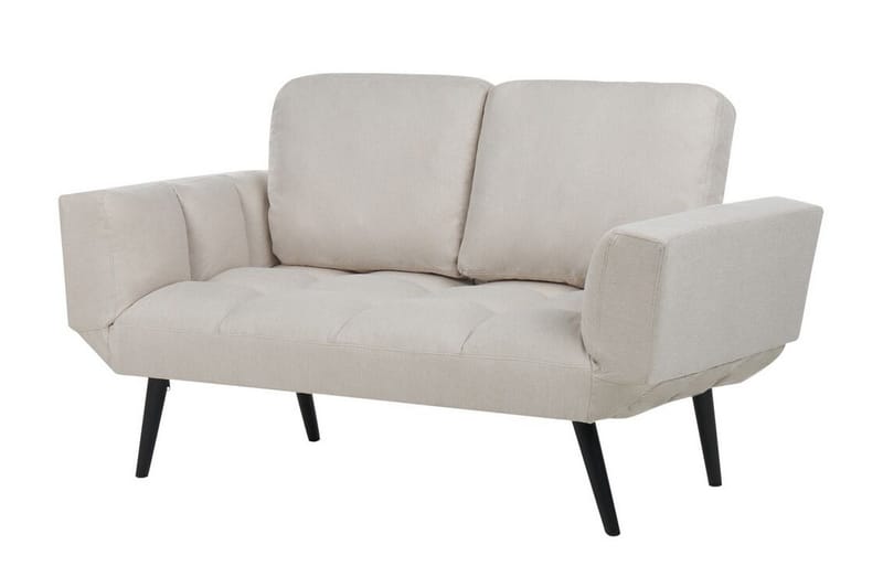 Ferrel Sovesofa 2-seter - Beige/Svart - Møbler - Sofaer - Sovesofaer - 2 seters sovesofa