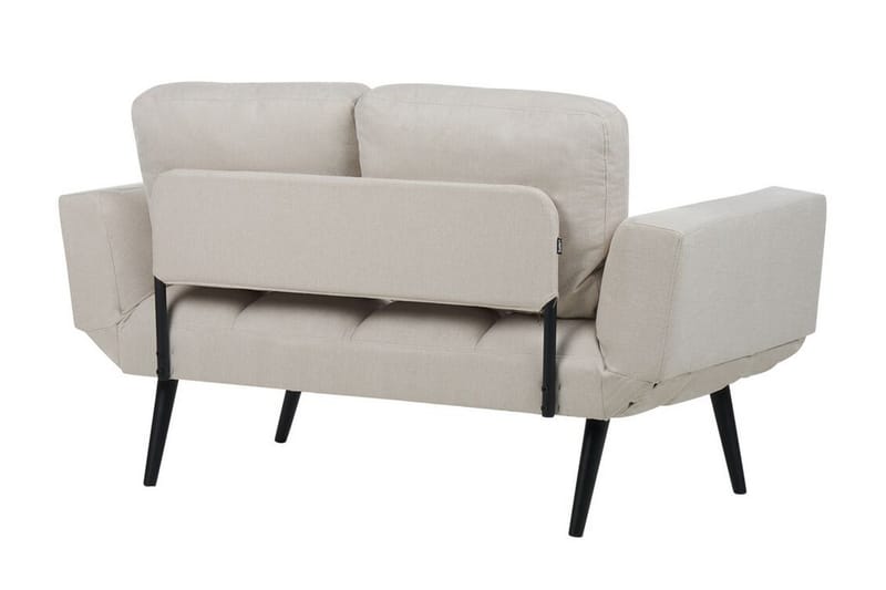 Ferrel Sovesofa 2-seter - Beige/Svart - Møbler - Sofaer - Sovesofaer - 2 seters sovesofa