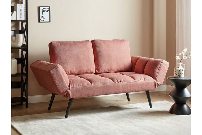 Ferrel Sovesofa 2-seter - Rosa/Svart - Møbler - Sofaer - Sovesofaer - 2 seters sovesofa