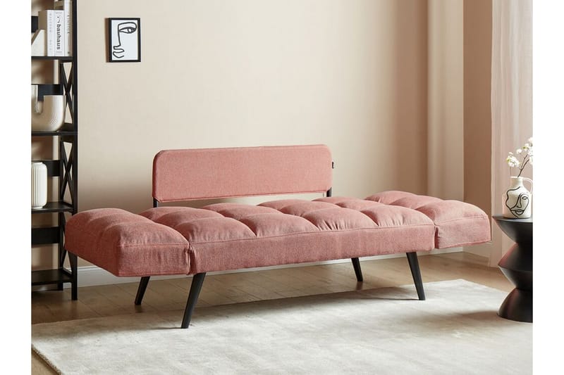 Ferrel Sovesofa 2-seter - Rosa/Svart - Møbler - Sofaer - Sovesofaer - 2 seters sovesofa