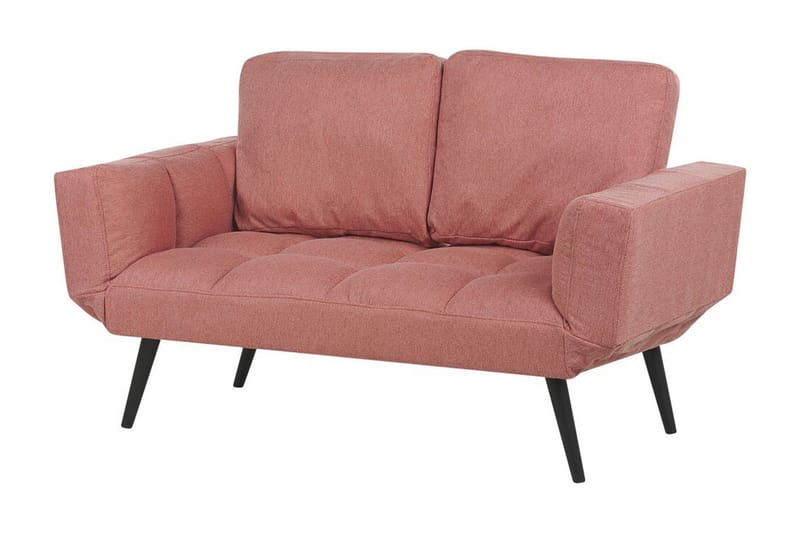 Ferrel Sovesofa 2-seter - Rosa/Svart - Møbler - Sofaer - Sovesofaer - 2 seters sovesofa