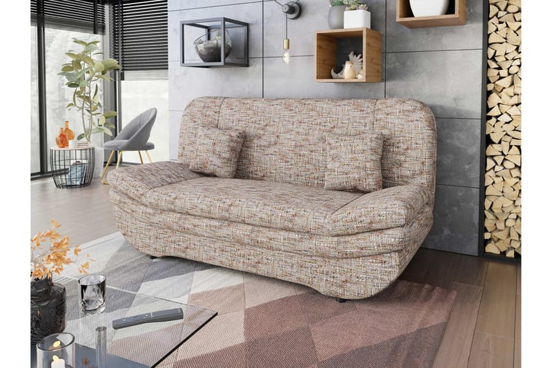 Figurelle Sovesofa 2-seter - Flerfarget/Beige - Møbler - Sofaer - Sovesofaer - 2 seters sovesofa