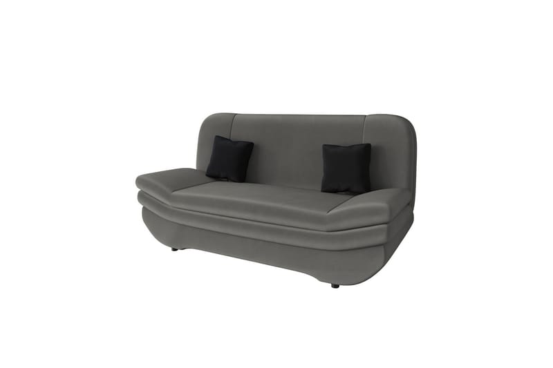 Figurelle Sovesofa 2-seter - Grå/Svart - Møbler - Sofaer - Sovesofaer - 2 seters sovesofa