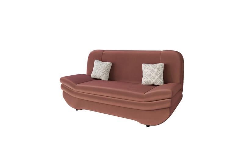 Figurelle Sovesofa 2-seter - Rosa/Beige - Møbler - Sofaer - Sovesofaer - 2 seters sovesofa