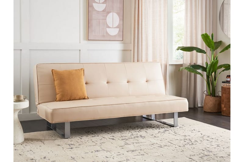 Filipov Sovesofa 3-seter - Beige - Møbler - Sofaer - Sovesofaer - 3 seters sovesofa