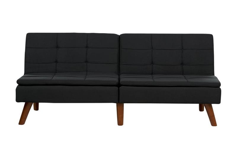 Finan Sovesofa 3-seter - Svart/Mørkt tre - Møbler - Sofaer - Sovesofaer - 3 seters sovesofa