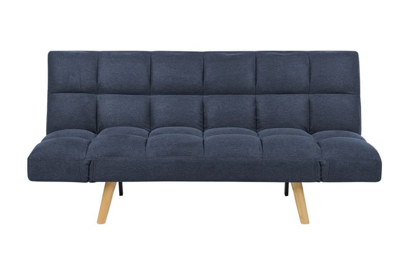 Fiora Sovesofa 3-seter - Blå/Lyst tre - Møbler - Sofaer - Sovesofaer - 3 seters sovesofa